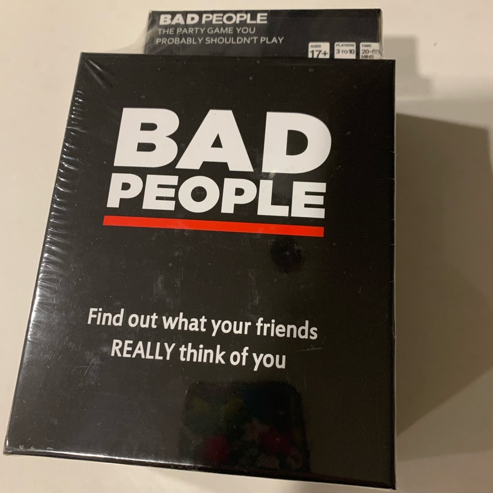 Bad People Card Game w Expansion Pack